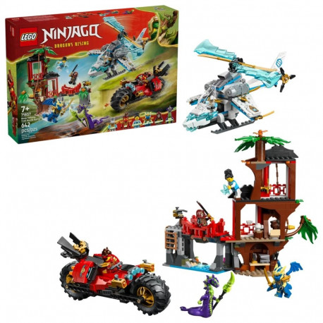 Toy Set - LEGO NINJAGO 71857 Ninja Vehicle Tree House Battle (Lego, 642 pieces, 6 minifigures)