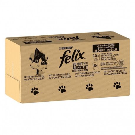 Cat Food - PURINA Felix Fantastic Mix in Jelly 120x85g