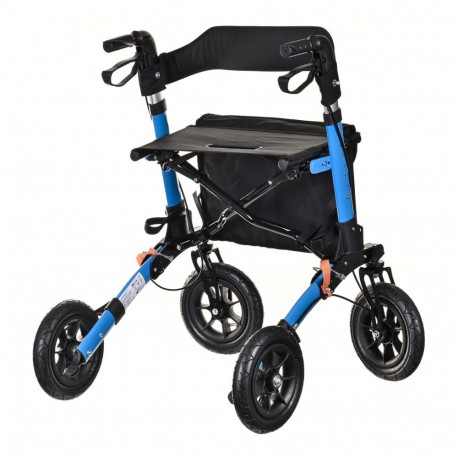 Mobility Aid - ActionMed All-terrain Walker 4 Wheels Adjustable Height 9 kg