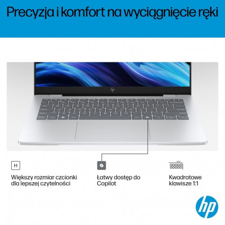 Laptop Computer - HP OmniBook 7 AI 14-fr0220nw 14" 2K OLED 16GB 512GB Glacial Silver