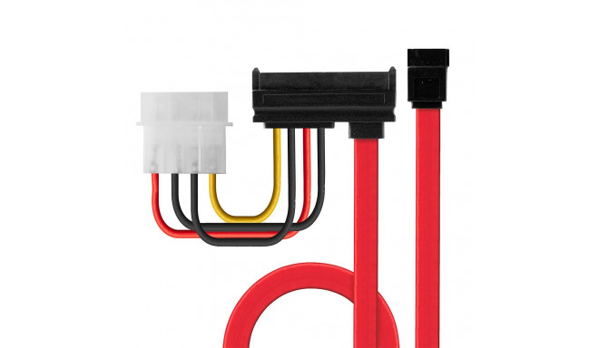 SATA Cable - Lindy SATA Data & Power Cable 0.5m 6Gbps
