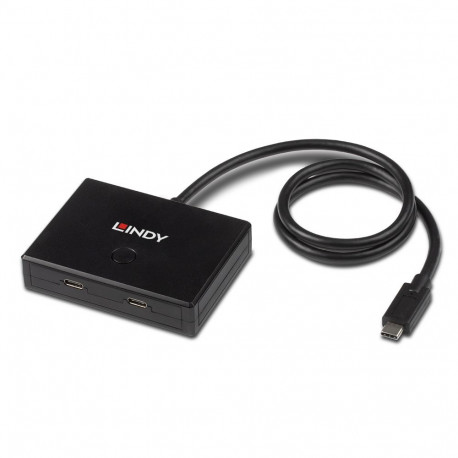 USB Switch - Lindy 2 Port USB 3.2 Gen 1 Type C Switch 5 Gbps