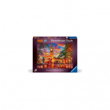 Puzzle - Ravensburger 1000 Sunset In London (1000 pieces, scenic view)
