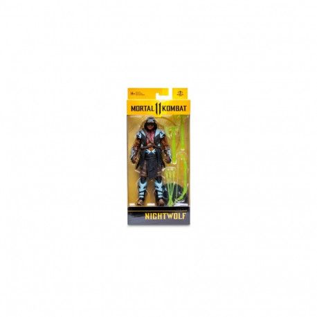 Collectible Figurine - McFarlane Mortal Kombat Nightwolf Action Figure with Accessories