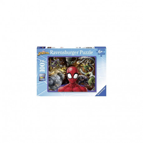 Puzzle - Ravensburger 100 Marvel Spider-Man XXL (100 pieces, colorful image)