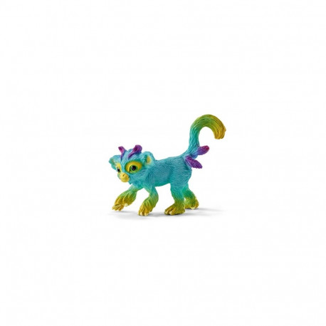 Collectible Figurine - Schleich Shalu The Rainbow Monkey Durable Toy Colorful