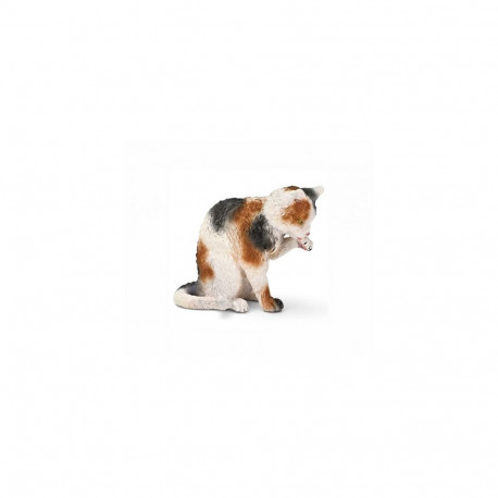 Toy Figurine - Schleich Cat Grooming Set (detailed cat figurine, grooming accessories)