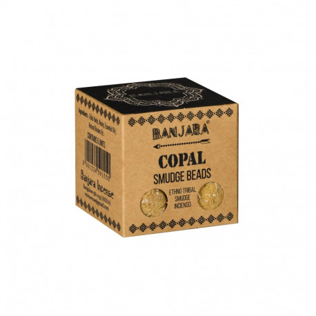 Smudge Beads - Banjara Copal 5 Beads 6x6x6 cm 58 g