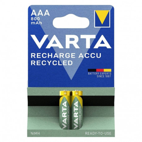 Battery - Varta Recharge Accu Recycled AAA 800 mAh 1.2V 2 pcs