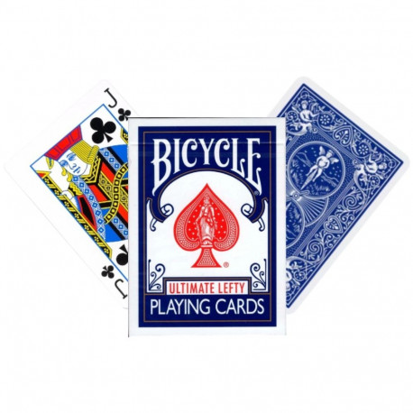 Playing Cards - Bicycle Ultimate Lefty Playing Cards (Bicycle, 52 cards, 2 jokers, blue)
