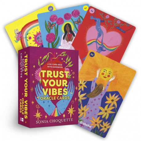 Oracle Cards - Trust Your Vibes Oracle Cards (Hay House, 50 cards, 13.5 x 9.7 x 3.5 cm)