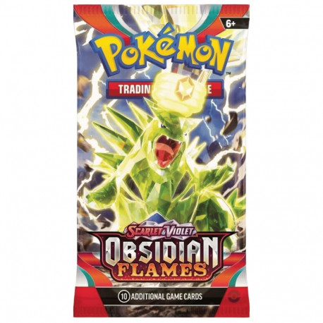 Trading Card - Pokémon Scarlet & Violet Obsidian Flames Booster Pack 10 Cards