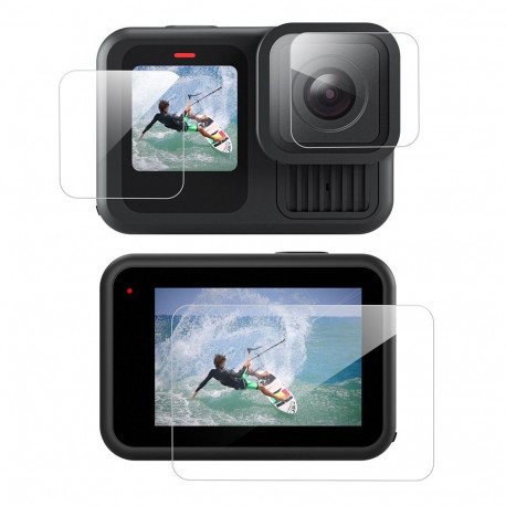 Camera Accessory - Telesin GP-FLM-901 LCD Covers (9H optical glass)