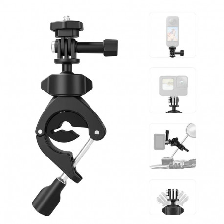 Camera Mount - Telesin TE-HBM-004 Handlebar Mount for GoPro 9-38mm 360° Rotation