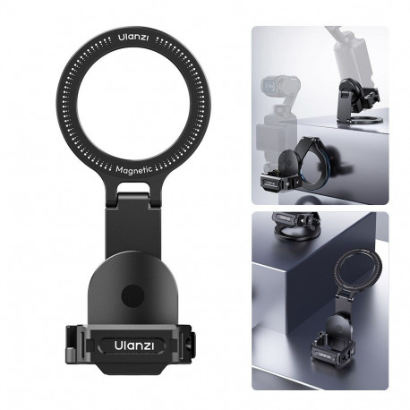 Camera Mount - Ulanzi C065 PM01 Magnetic Mount for DJI Osmo Pocket 3, Foldable
