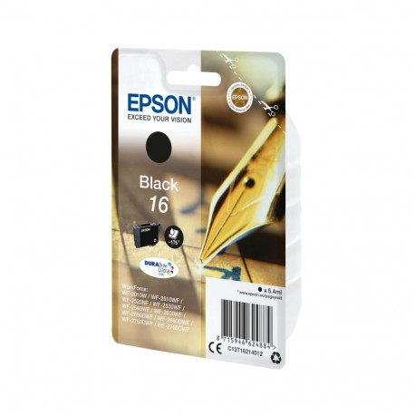 Ink Cartridge - Epson Ink No 16 (Epson, C13T16214012, Black)