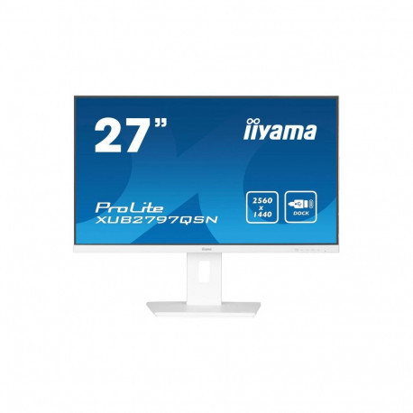 Monitor - iiyama ProLite XUB2797QSN-W2 27" QHD IPS USB-C White