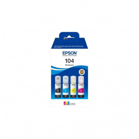 Ink Cartridge - Epson EcoTank 104 Multipack (C13T00P640, 4 color, 65ml)