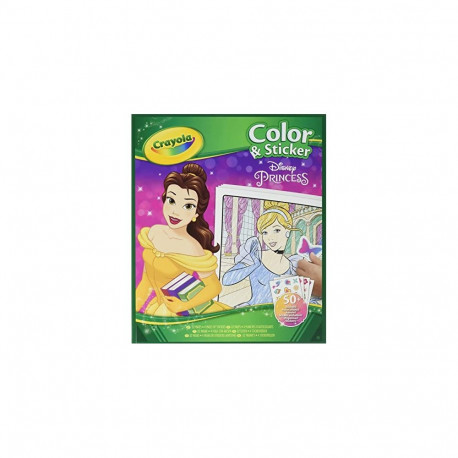 CRAYOLA Color & Sticker book Princesses (ENGLISH)