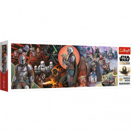 TREFL STAR WARS panoramic puzzle Mandalorian 1000 pcs