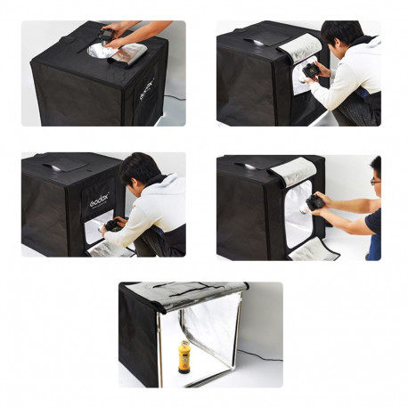 Godox Portable Double Light LED Ministudio L80x80x80cm