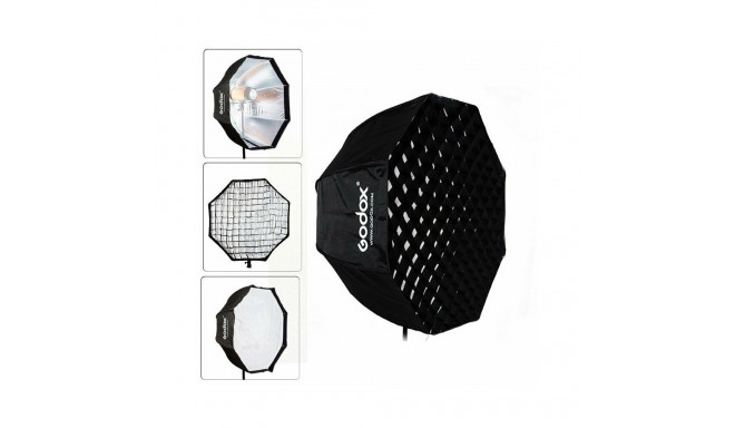 Godox Softbox met Paraplu Aansluiting 120cm+ Grid