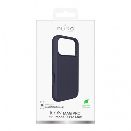 Apple iPhone 17 Pro Max Liquid Silicone Cover with Magsafe by Puro Dark Blue