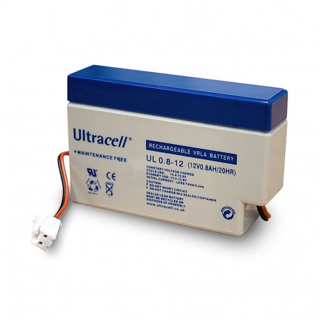 Ultracell pliiaku 12 V, 0,8 Ah (UL0.8-12)
