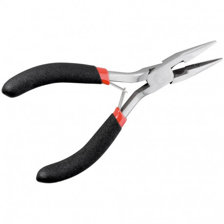 Goobay Tools Needle-Nose Pliers with Half-Round Tip, 125 mm