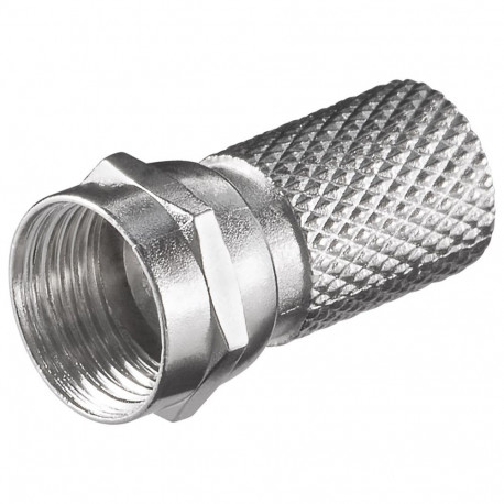 Goobay pealekeeratav F-pistik 7.0 mm (100 tk)