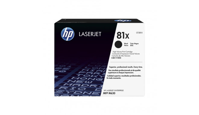 HP 81X suure tootlikkusega must tooner LJ Enterprise MFP M630