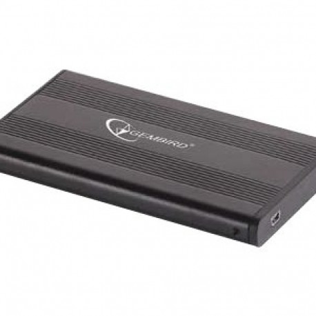 GEMBIRD EE2-U2S-5 HDD/SSD enclosure for 2.5 SATA - USB 2.0 Aluminium Black