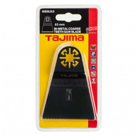 Tajima multitool bimetal saw blade for wood, coarse flush cut 65mm