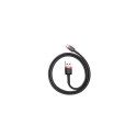 Baseus Type-C Cafule Cable 3A 0.5m Red + Black (CATKLF-A91)