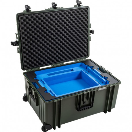 B&W satcom.case PP.1570 for Starlink3 bronze-green