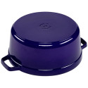 Staub Round Cocotte, 26cm cast iron, dark blue