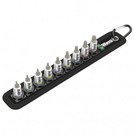 WERA Belt A 3 TORX HF Zyklop padrunvõtmete komplekt TORX 1/4
