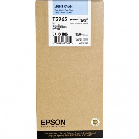 Epson ink cartridge light cyan T 596  350 ml        T 5965