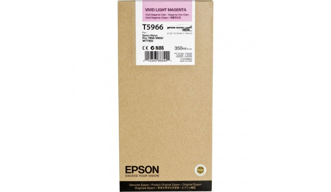 Epson tindikassett erksavärviline hele magenta T 596 350 ml T 5966