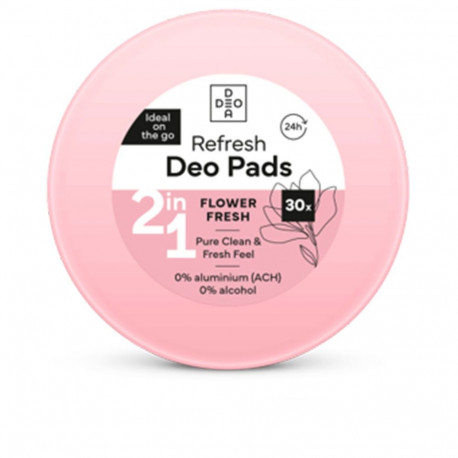 DEODEA DEO PADS discos flower fresh 30 u