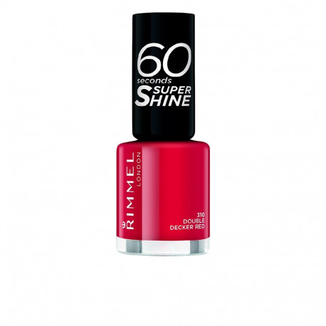 Rimmel London küünelakk 60 Seconds Super Shine 8ml, #310-double decker red