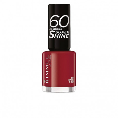 Rimmel London küünelakk 60 Seconds Super Shine #320 8ml, rapid ruby