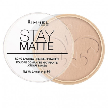 RIMMEL LONDON STAY MATTE pressed powder #005-silky beige