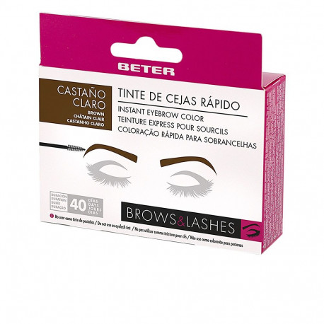 BETER BROW INSTANT tinte cejas rápido #castaño claro