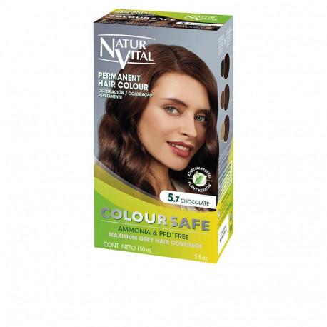 Natur Vital püsivärv COLOURSAFE #5.7, šokolaadipruun