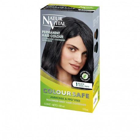 Natur Vital püsivärv Coloursafe #1, must