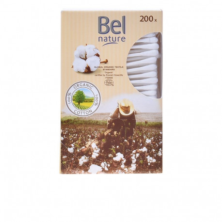 Bel Nature vatitikud ECOCERT orgaaniline puuvill papist 200tk