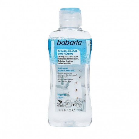 Facial Biphasic Makeup Remover Babaria Desmaquillador Bifasico 100 ml Eyes