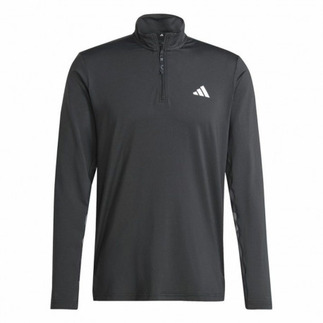 Sweatshirt without Hood Adidas Essentials Black