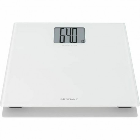 Digital Bathroom Scales Medisana XL 470 White Tempered Glass